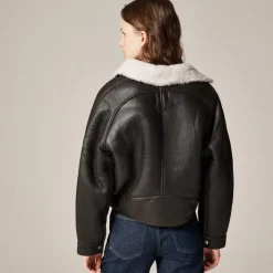 Collection shearling moto jacket