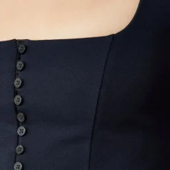 Corset top in stretch ponte