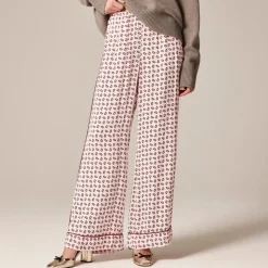 Cosmo cuffed pant in paisley print