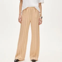 Cosmo pant in striped Gramercy linen blend