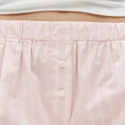 Cotton poplin boxer short in stripe