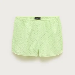 Cotton voile eyelet beach short
