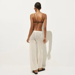 Crochet beach pant in cotton