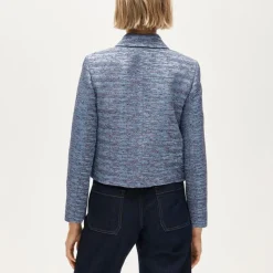 Cropped lady jacket in tweed