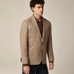 Crosby Classic-fit blazer in English wool-linen blend