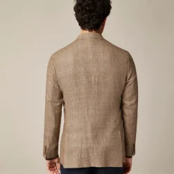 Crosby Classic-fit blazer in English wool-linen blend