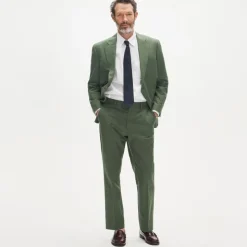 Crosby Classic-fit suit jacket in Baird McNutt Irish cotton-linen blend