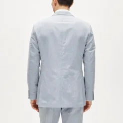 Crosby Classic-fit suit jacket in Baird McNutt Irish cotton-linen blend