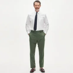 Crosby Classic-fit suit pant in Baird McNutt Irish cotton-linen blend