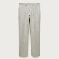 Crosby Classic-fit suit pant in English wool-linen blend