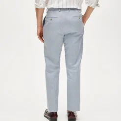Crosby Classic-fit suit pant in Baird McNutt Irish cotton-linen blend