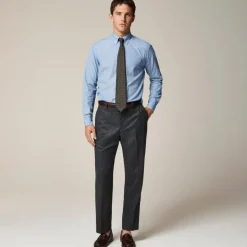 Crosby Classic-fit suit pant in Italian wool flannel