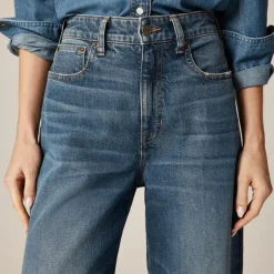 Curvy denim trouser jean