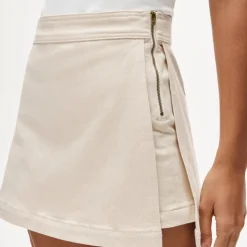 Denim skort