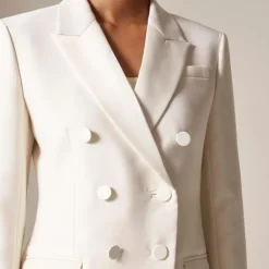 Double-breasted blazer in Italian tuxedo wool