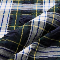 Double-breasted blazer in Japanese seersucker