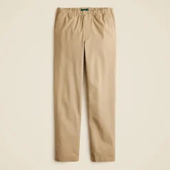 Drawstring pant in stretch cotton blend