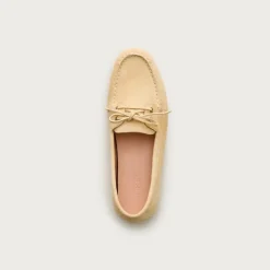 Driving loafers in suede with two sets of laces