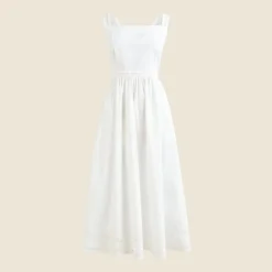 Embroidered apron dress