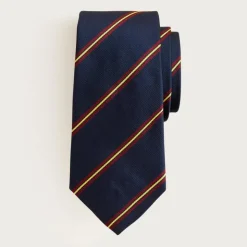 English silk striped tie