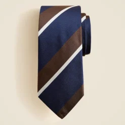 English silk striped tie