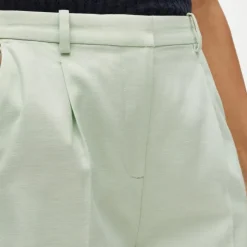 Essential wide-leg pant in Gramercy linen blend