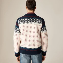 Fair Isle cardigan in lambswool