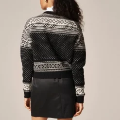 Fair Isle cardigan in vintage wool