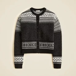 Fair Isle cardigan in vintage wool