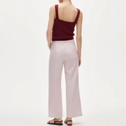 Five-pocket pant in linen blend