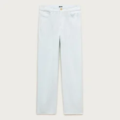 Five-pocket pant in linen blend