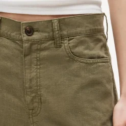 Five-pocket pant in linen blend