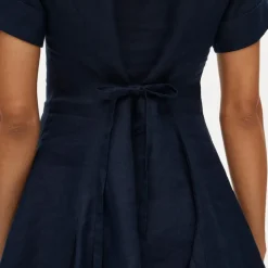 Fleur mini dress in linen