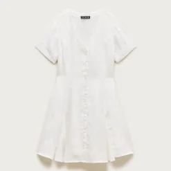 Fleur mini dress in linen