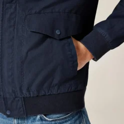 Flight jacket in cotton poplin