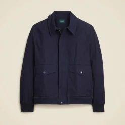 Flight jacket in cotton poplin