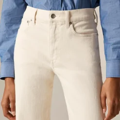 Full-length slim-wide jean