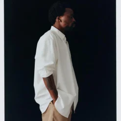 Giant-fit oxford shirt