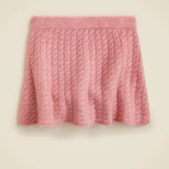 Girls' cable-knit sweater-skirt in Supersoft yarn
