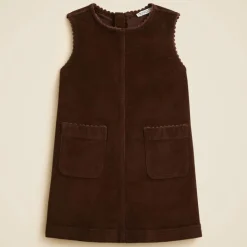 Girls' corduroy pinafore dress
