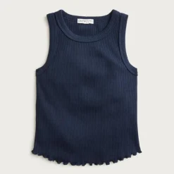 Girls' everyday tank top in vintage rib
