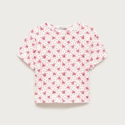 Girls' everyday T-shirt in vintage jersey
