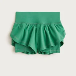 Girls' flutter short in performance jersey