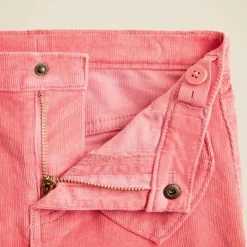 Girls' heart-pocket corduroy skirt