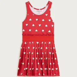 Girls' match point dress in performance jersey