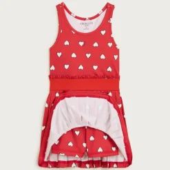 Girls' match point dress in performance jersey