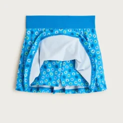 Girls' skort in performance jersey