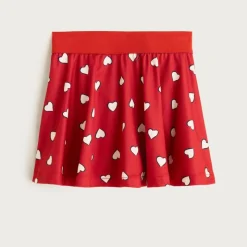 Girls' skort in performance jersey