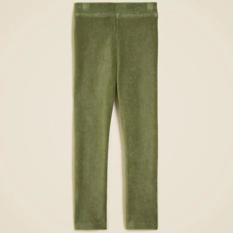 Girls' stretch cozy cord leggings