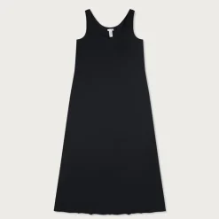 HANRO® cotton deluxe long tank gown